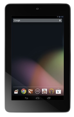 Google Tablet Front