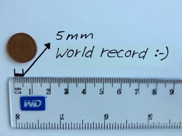 5 mm world record