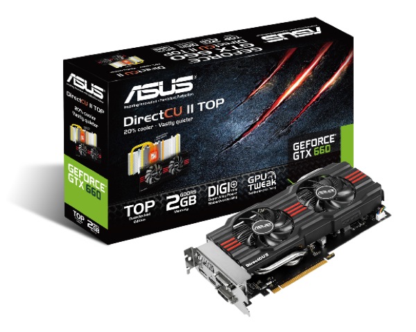 ASUS GeForce GTX 660 DirectCU II TOP ZWAME